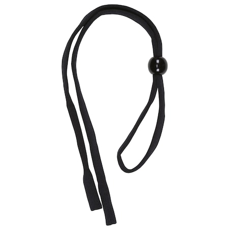 Mcr Safety Glasses, Memphis Series Black Slip On Lanyard, 12PK 219